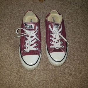 Maroon Converse
